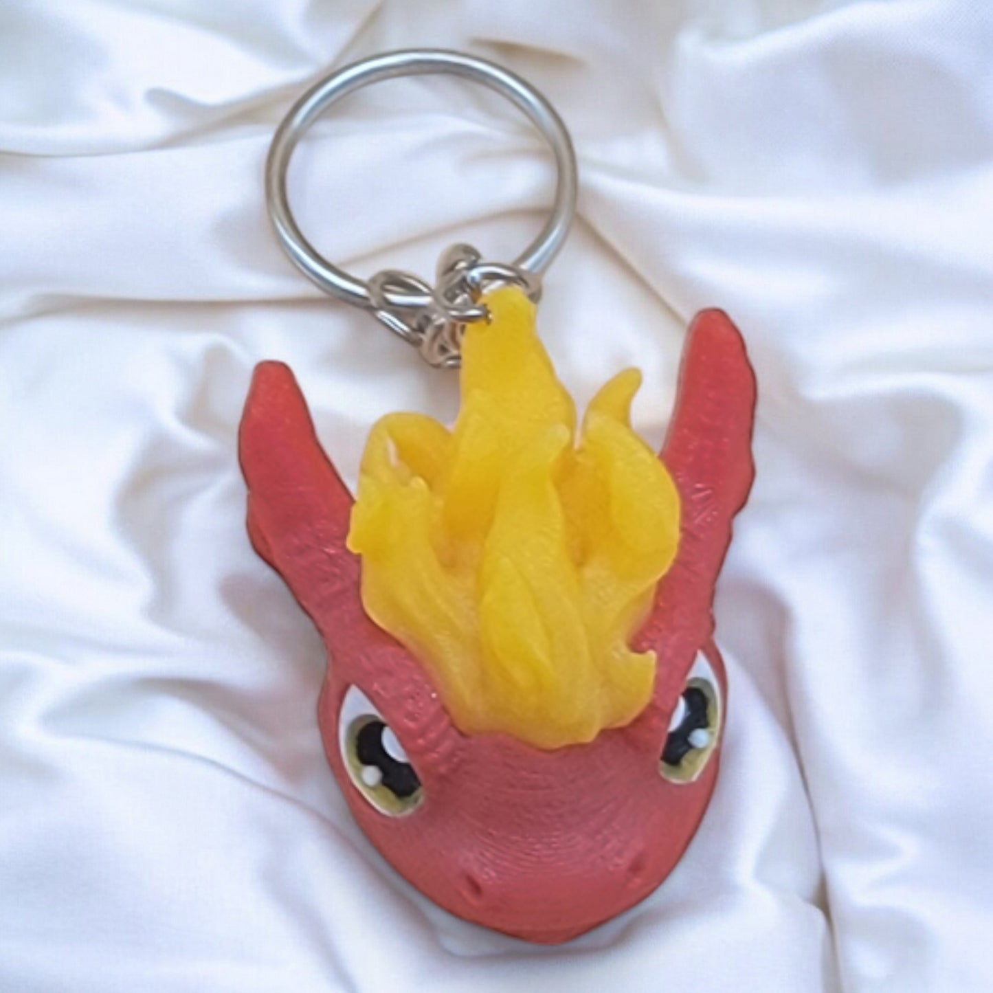 Fire Baby Dragonhead Keychain
