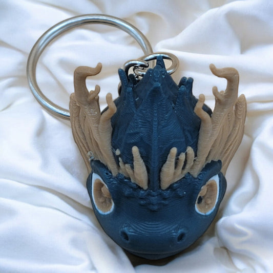 Leaf Baby Dragonhead Keychain