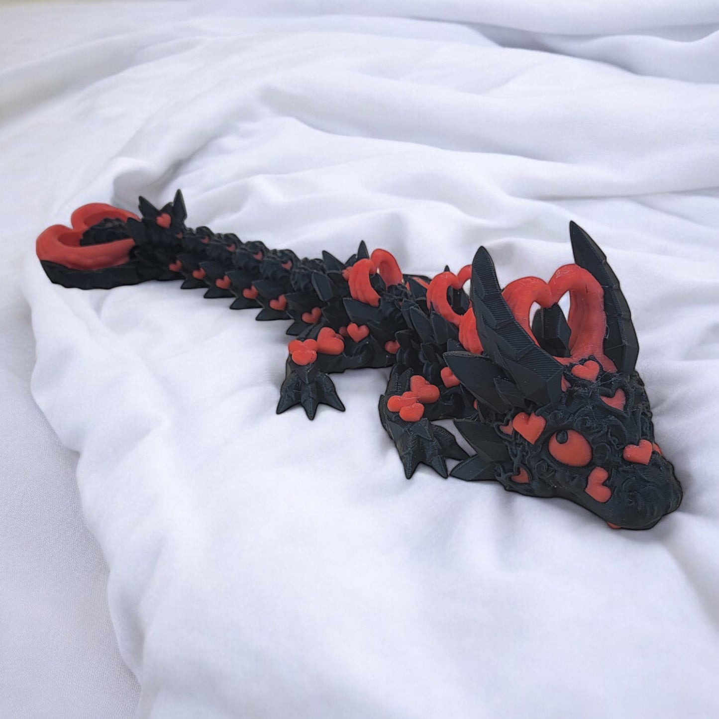 Mid Size Articulated Heart Dragon