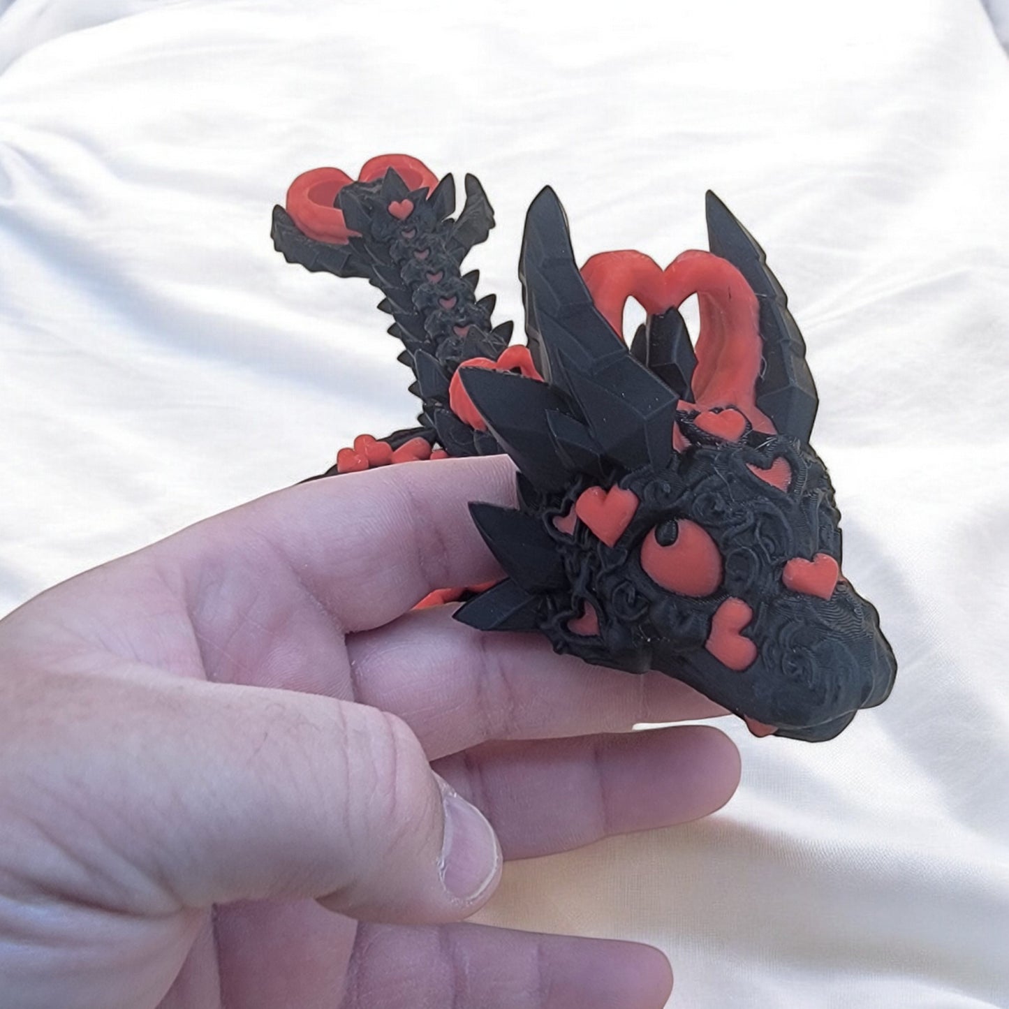 Mid Size Articulated Heart Dragon