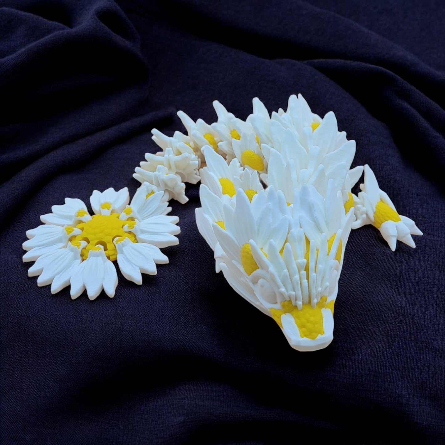 Mid Size Articulated Sunflower Dragon