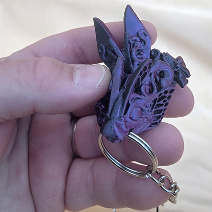 Articulated Butterfly Dragon Keychain