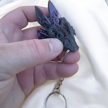 Articulated Butterfly Dragon Keychain