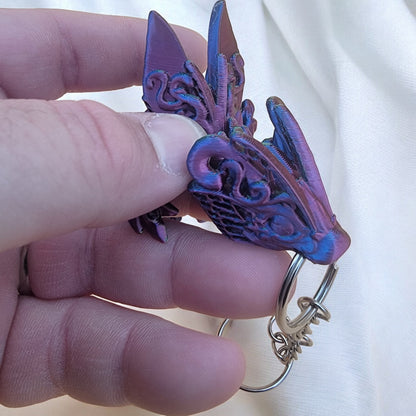 Articulated Butterfly Dragon Keychain