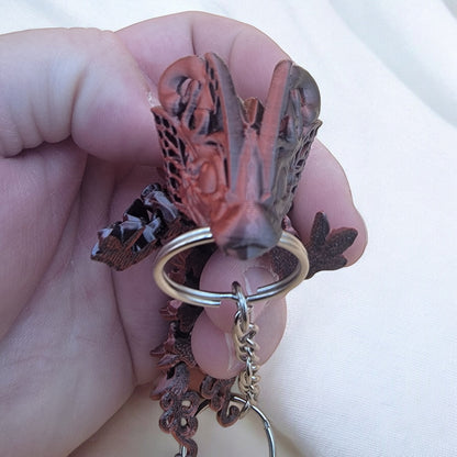 Articulated Butterfly Dragon Keychain