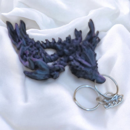 Articulated Coral Reef Dragon Keychain