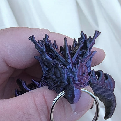 Articulated Coral Reef Dragon Keychain