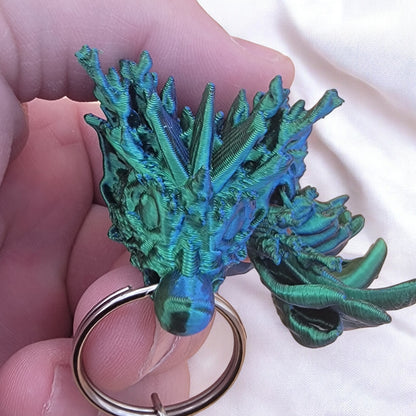 Articulated Coral Reef Dragon Keychain