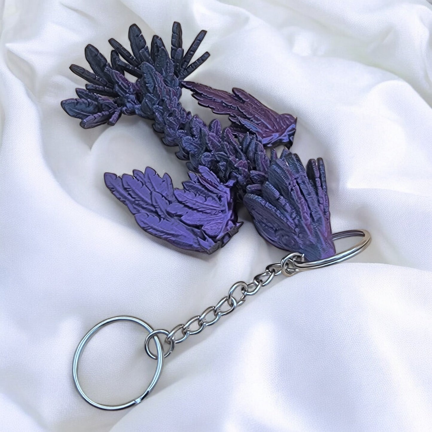 Articulated Flying Serpent Dragon Keychain