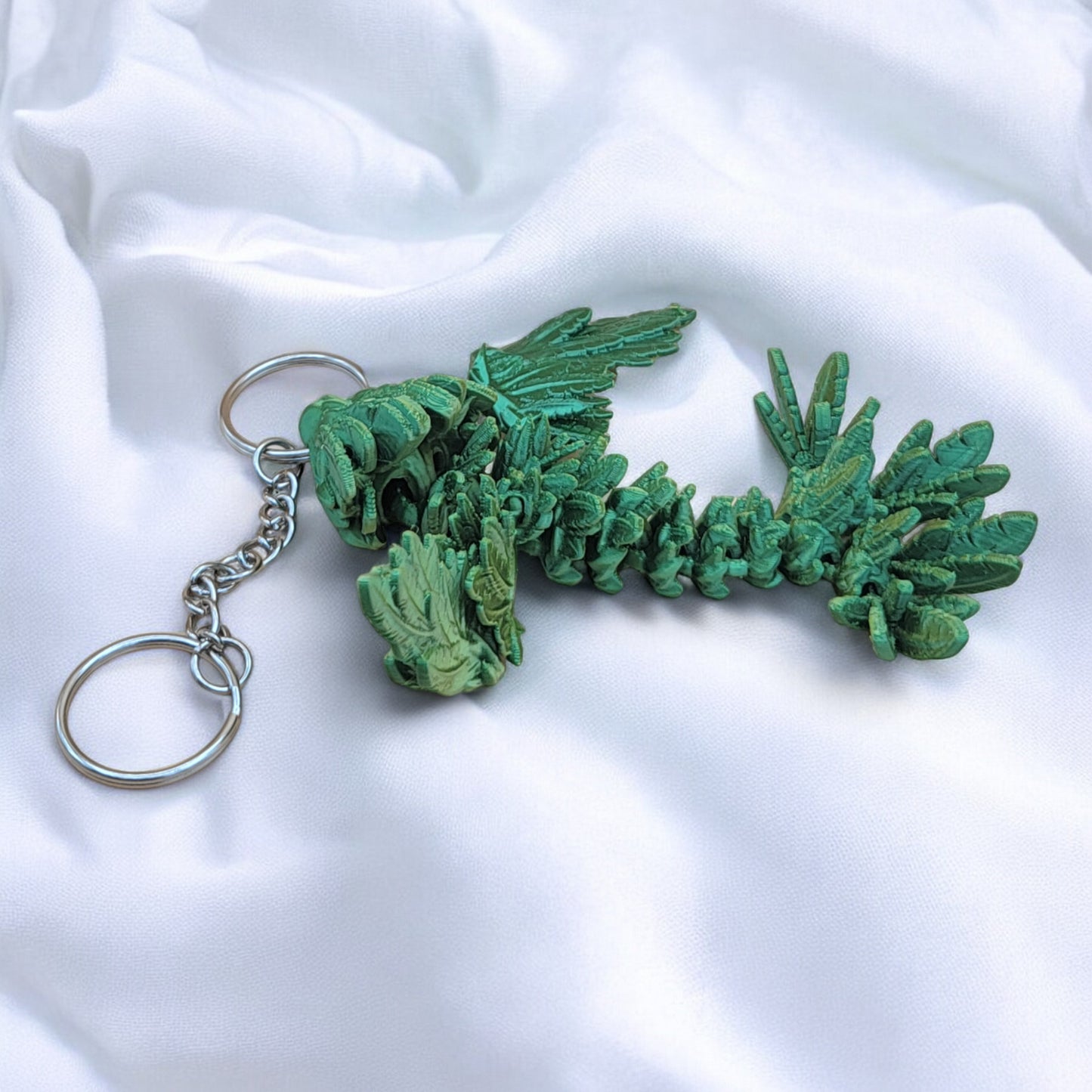 Articulated Flying Serpent Dragon Keychain