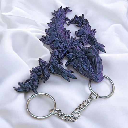 Articulated Jellyfish Dragon Keychain