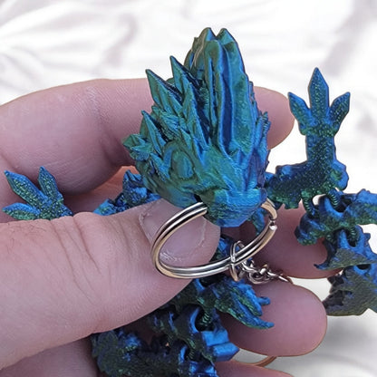 Articulated Jellyfish Dragon Keychain