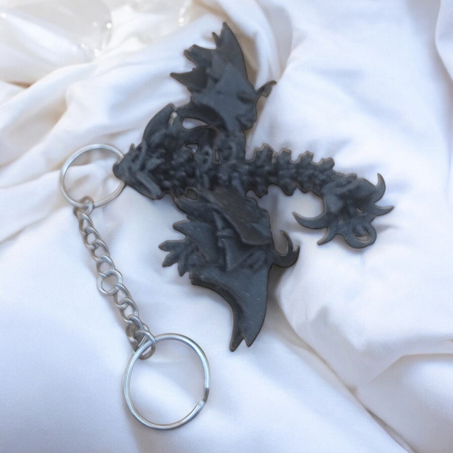 Articulated Nightwing Dragon Keychain