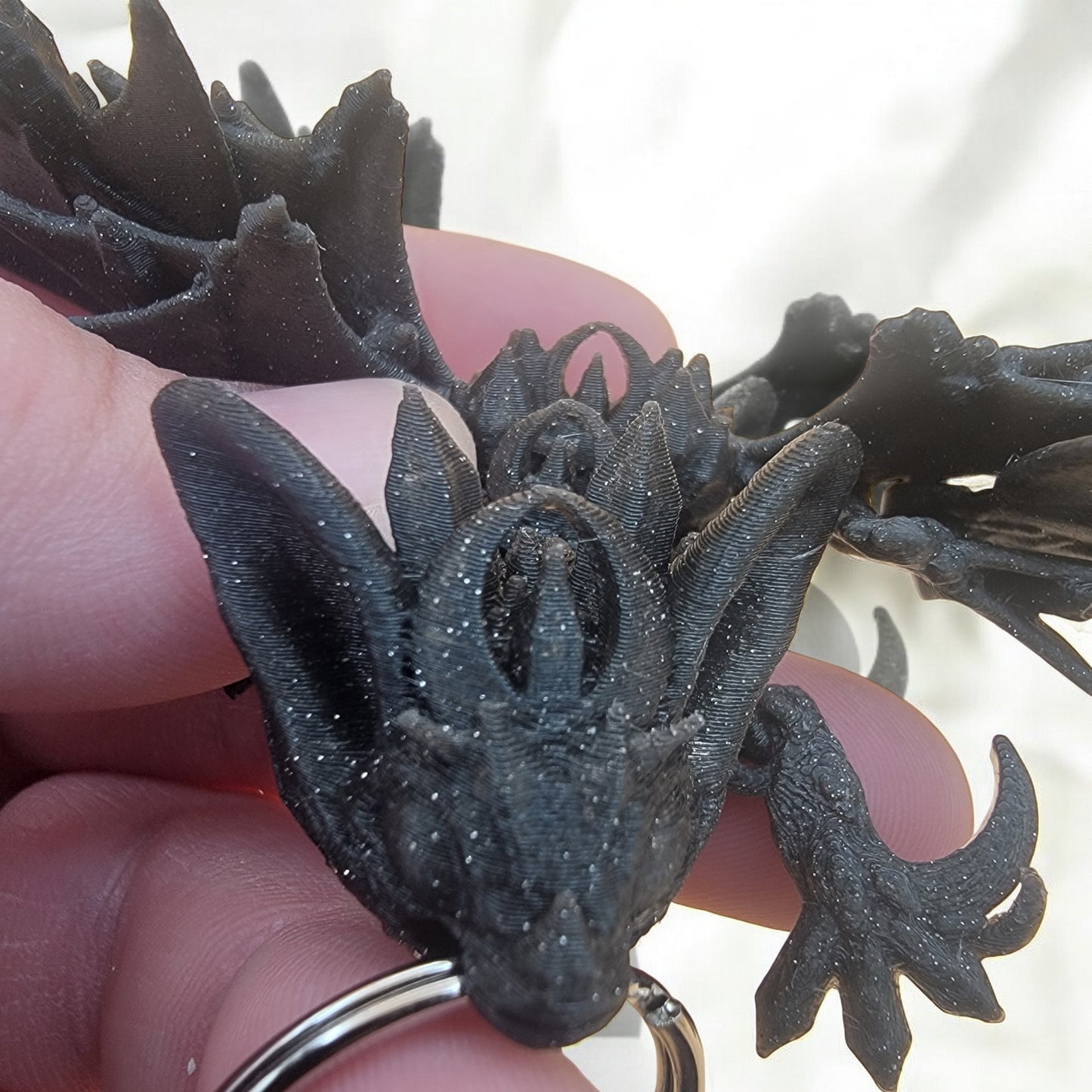 Articulated Nightwing Dragon Keychain