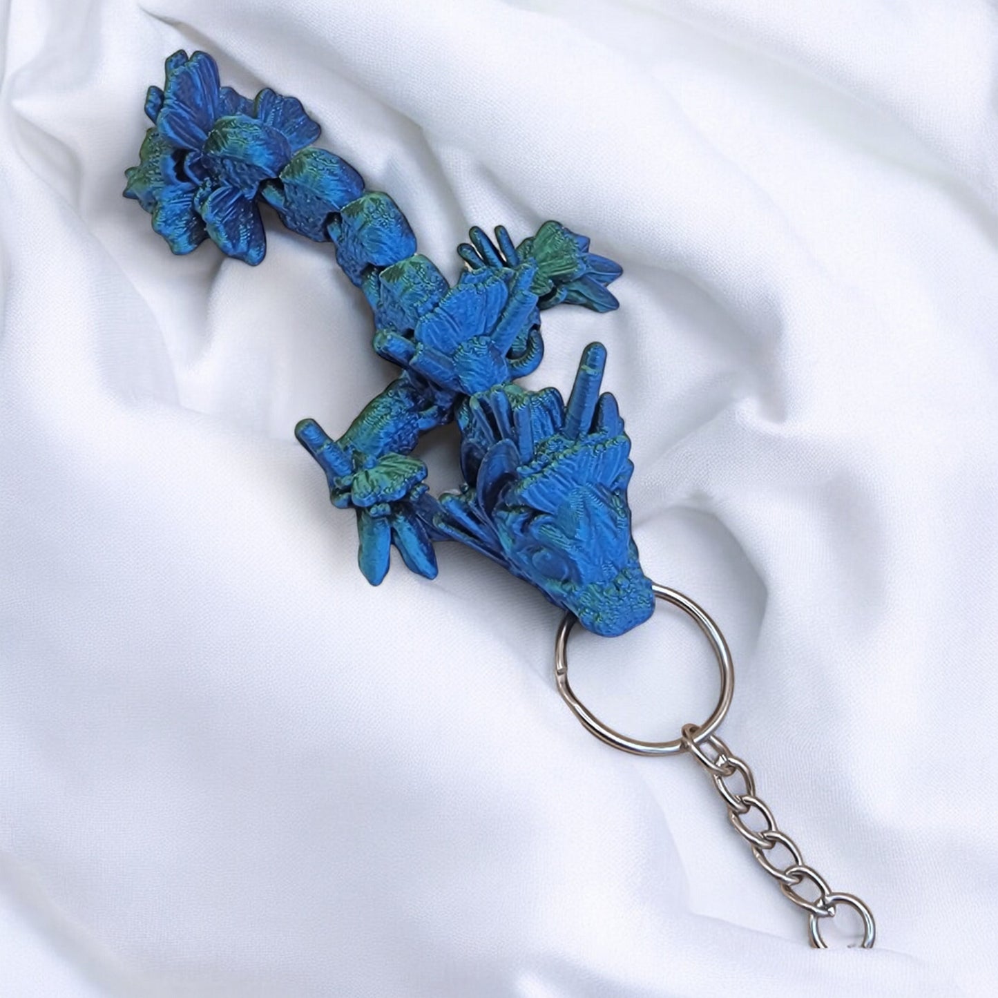 Articulated Sushi Dragon Keychain