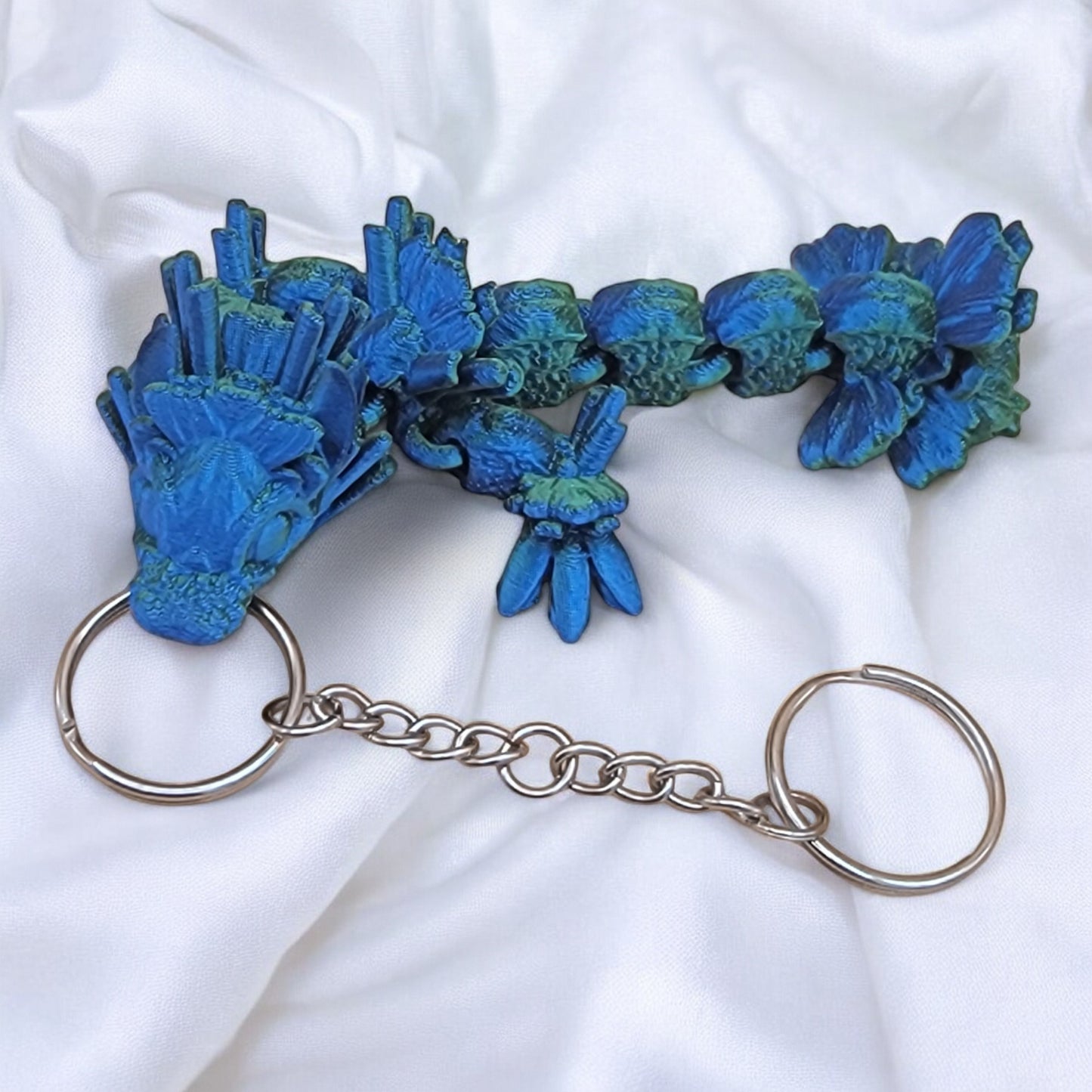 Articulated Sushi Dragon Keychain