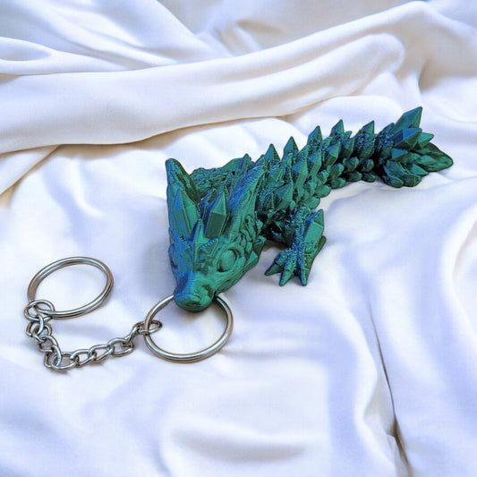 Articulated Wolf Dragon Keychain