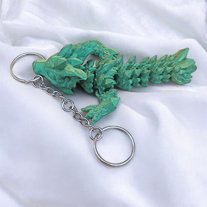 Articulated Wolf Dragon Keychain