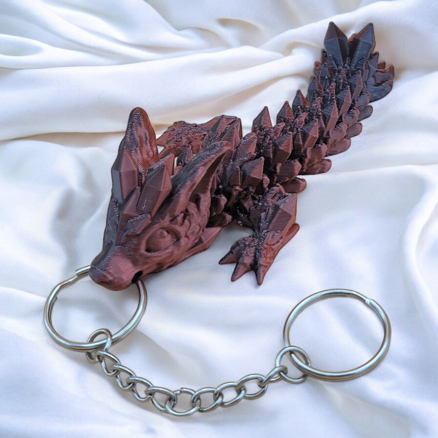 Articulated Wolf Dragon Keychain