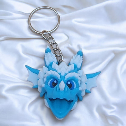 Blizzard Dragonhead Keychain