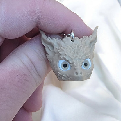 Desert Baby Dragonhead Keychain