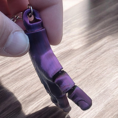 Articulated Flexi-hand Keychain