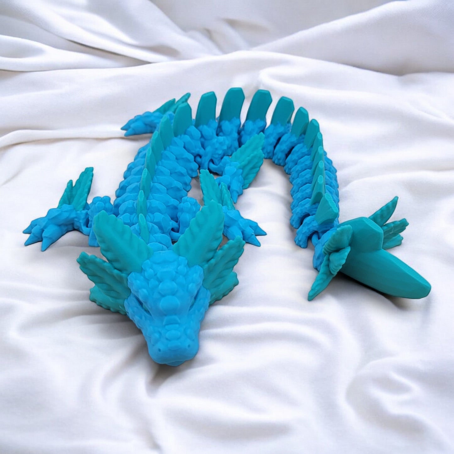 Mid Size Articulated Axolotl Dragon